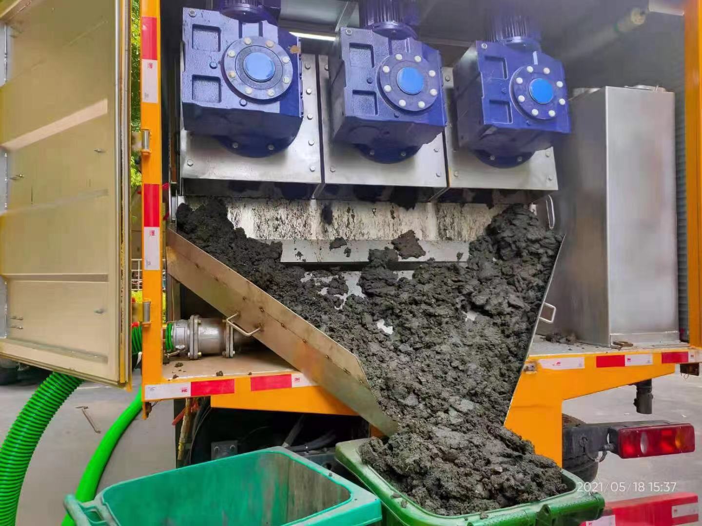 昔阳化粪池清掏城市维护站-泥浆净化干湿分离处理